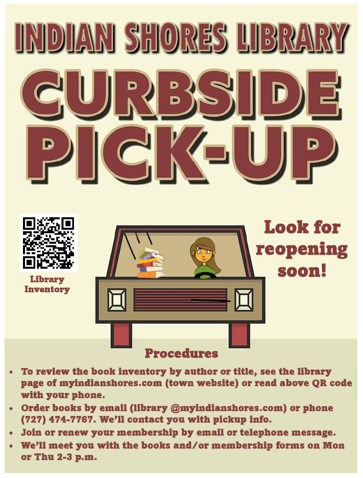 Library Curbside Service August 2021 Flyer (PNG)