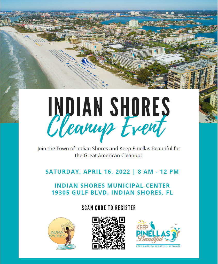 Keep Pinellas Beautiful Great American Cleanup April 16 2022 (PNG)