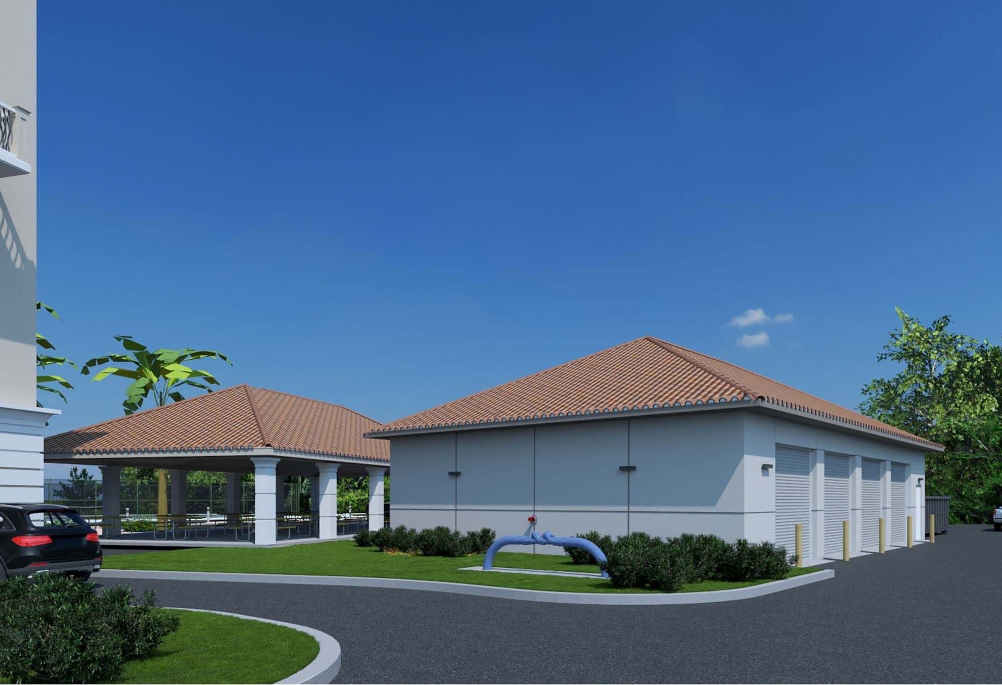 Public Safety Storage Building Rendering 3